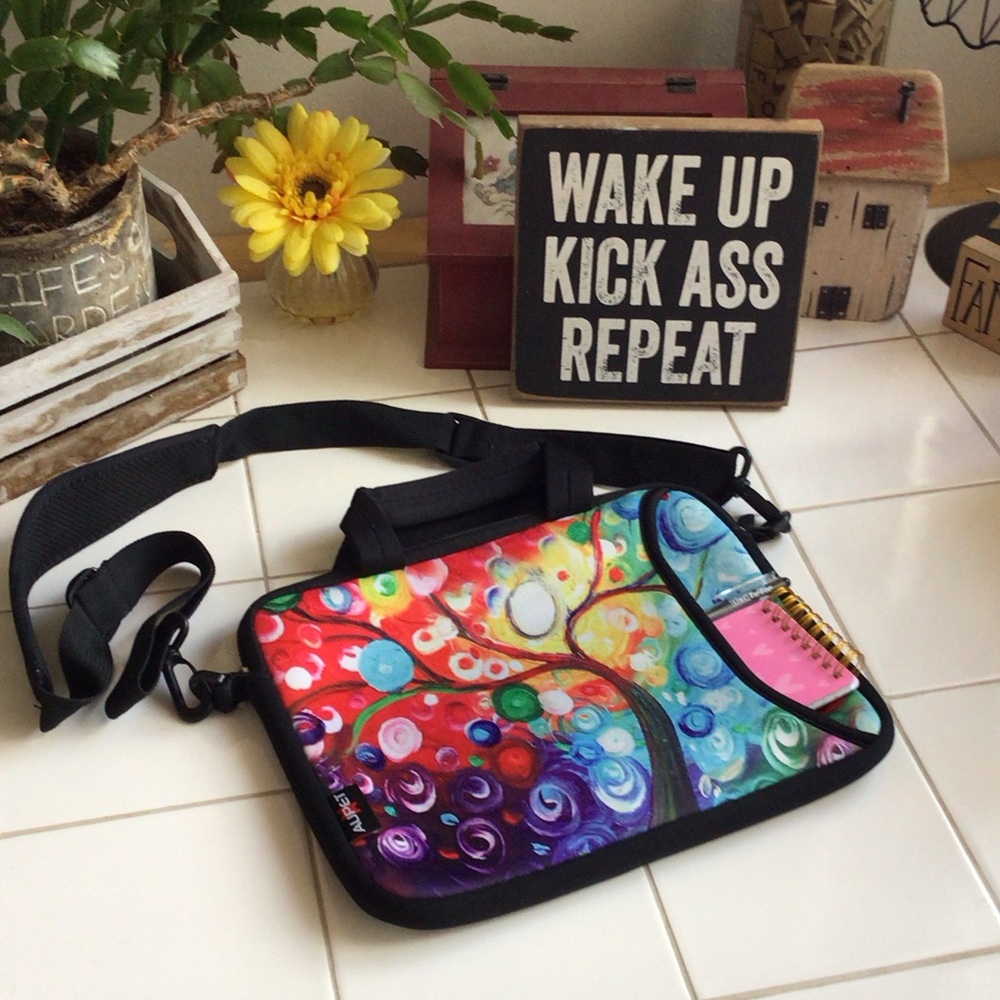 ‘Aupet’ Neoprene Colorful Tree IPad Sleeve